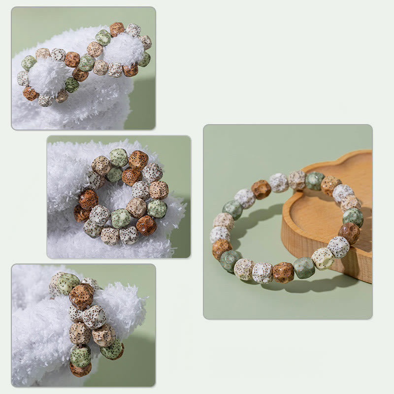 ATELIER-TIBET Bracelet Bodhi 10 mm Naturel
