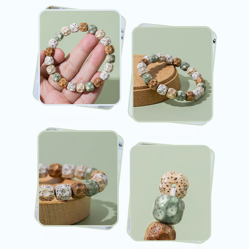 ATELIER-TIBET Bracelet Bodhi 10 mm Naturel