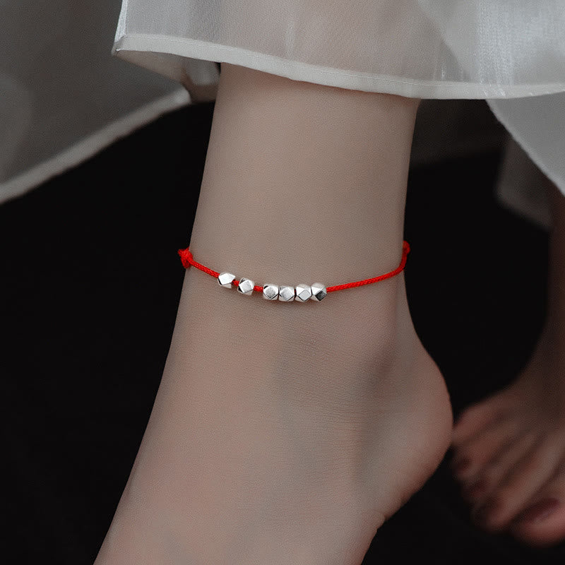 ATELIER-TIBET Chevillère Spirituelle Argent 925 et Corde Tressée