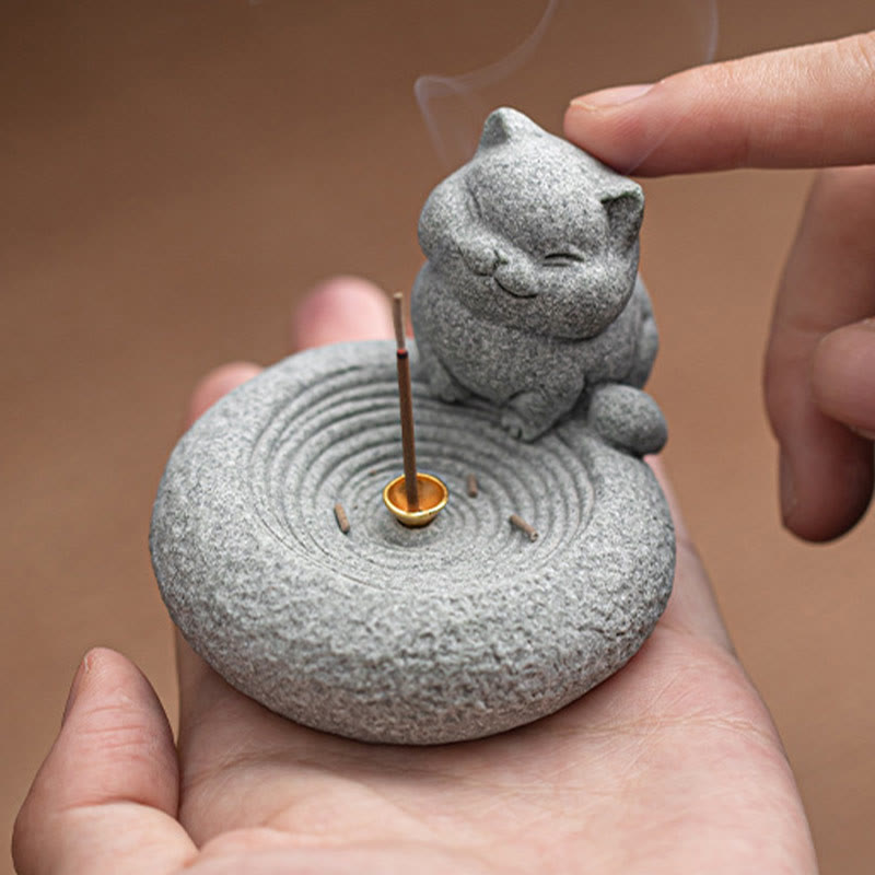 ATELIER-TIBET Brûleur Buddha Stones, décoration de bureau