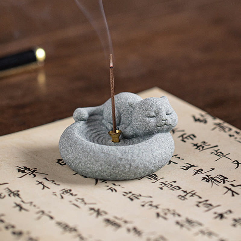 ATELIER-TIBET Brûleur Buddha Stones, décoration de bureau