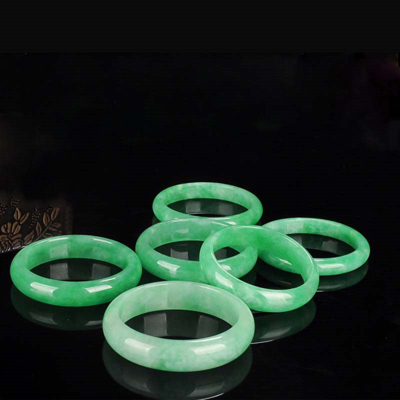 ATELIER-TIBET – Bracelet Jonc en Jadéite Naturelle | Harmonie & Élégance Intemporelle
