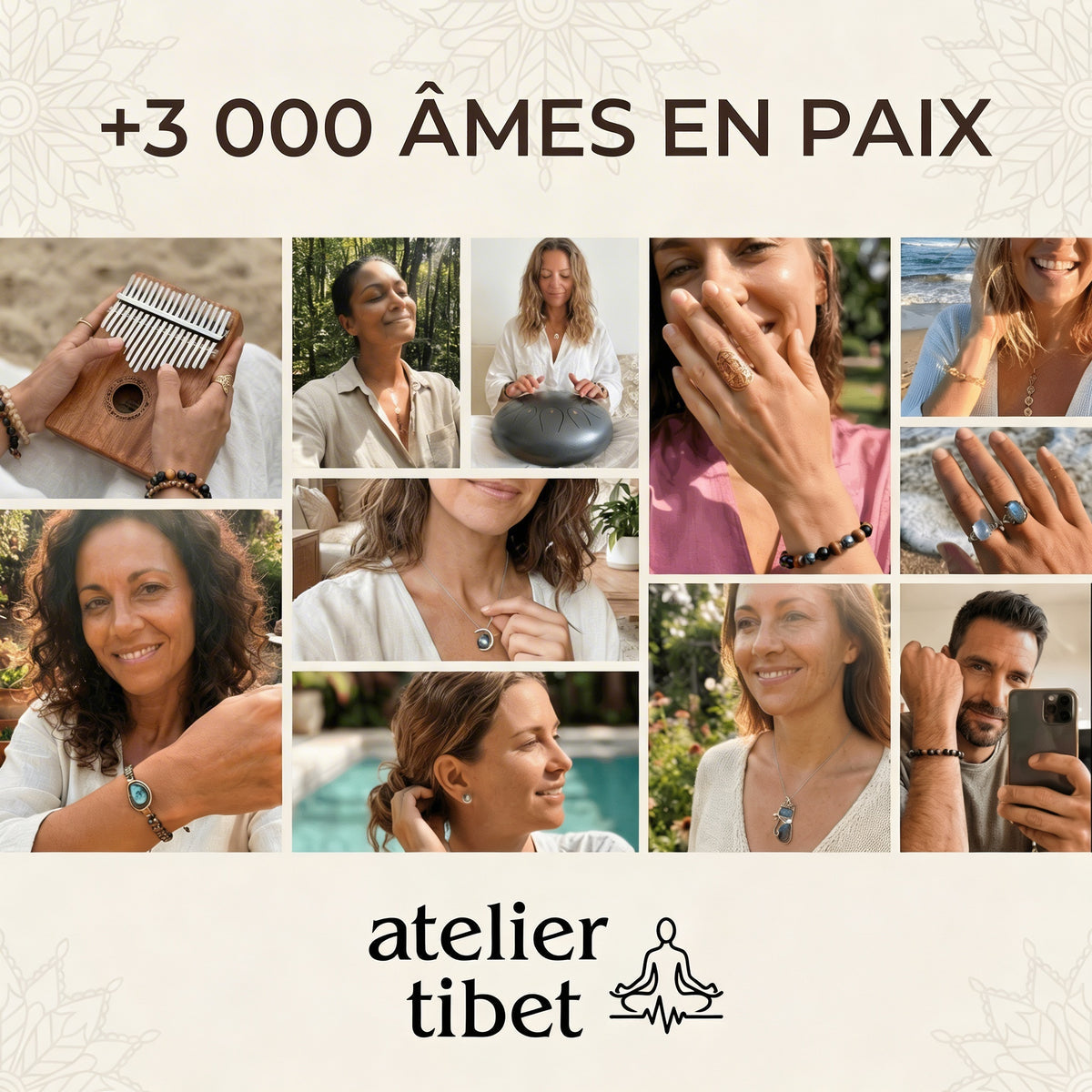 ATELIER-TIBET – Boucles d’Oreilles Tourmaline – Vigne Enchantée