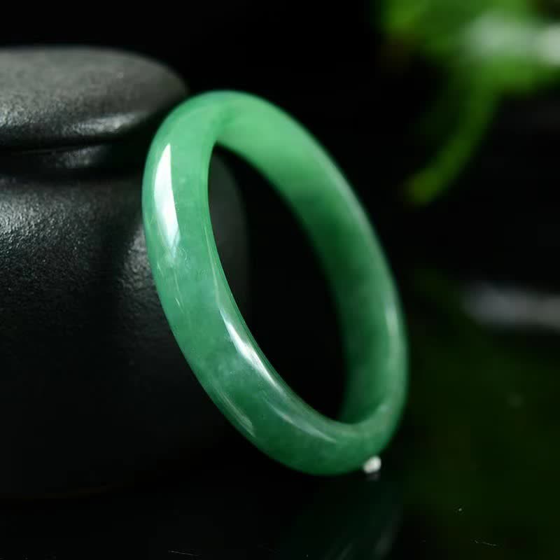 ATELIER-TIBET – Bracelet Jonc en Jadéite Naturelle | Harmonie & Élégance Intemporelle