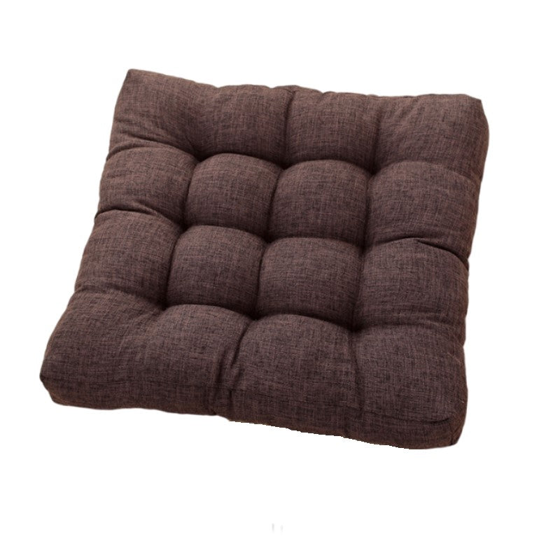 ATELIER-TIBET Coussin de Méditation Carré Confortable – Assise au Sol & Relaxation
