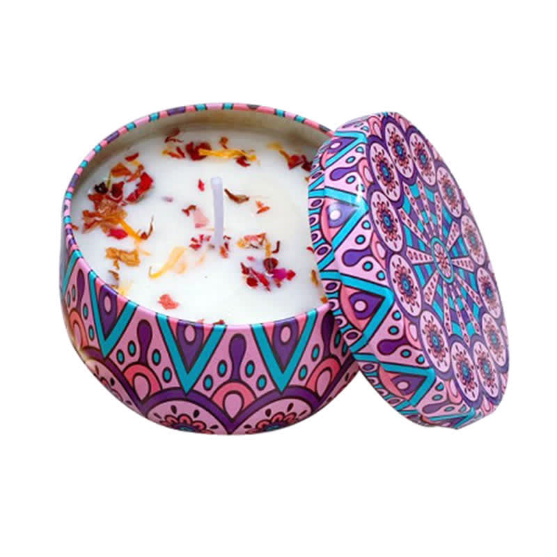 ATELIER-TIBET Bougie Spirituelle en Cire de Soja pour Méditation et Rituels
