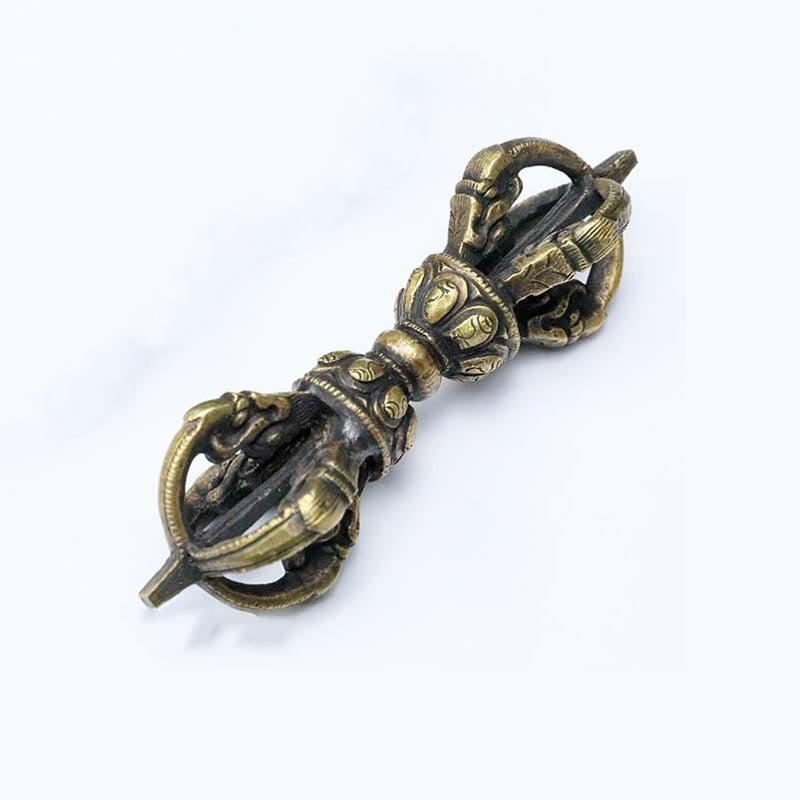 ATELIER-TIBET – Vajra Dorje Tibétain en Cuivre Fait Main au Népal | Décoration Méditation