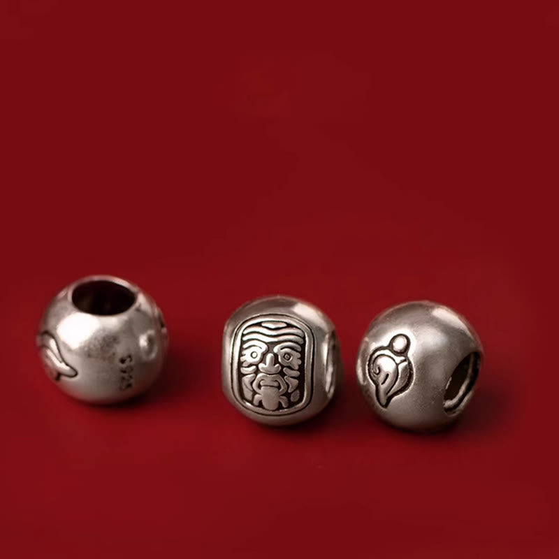 ATELIER-TIBET Bracelet Tibétain Zakiram Argent 925 – 8 mm