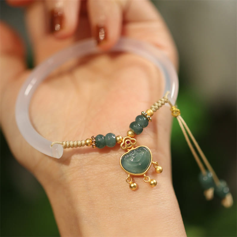 ATELIER-TIBET – Collier en Jade Naturel et Argent Sterling 925