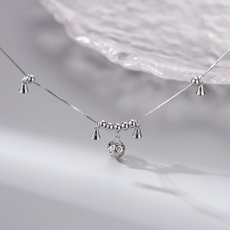 ATELIER-TIBET – Bracelet de Cheville Clochette de Protection en Argent Sterling 925 – Bijou Spirituel Unisexe