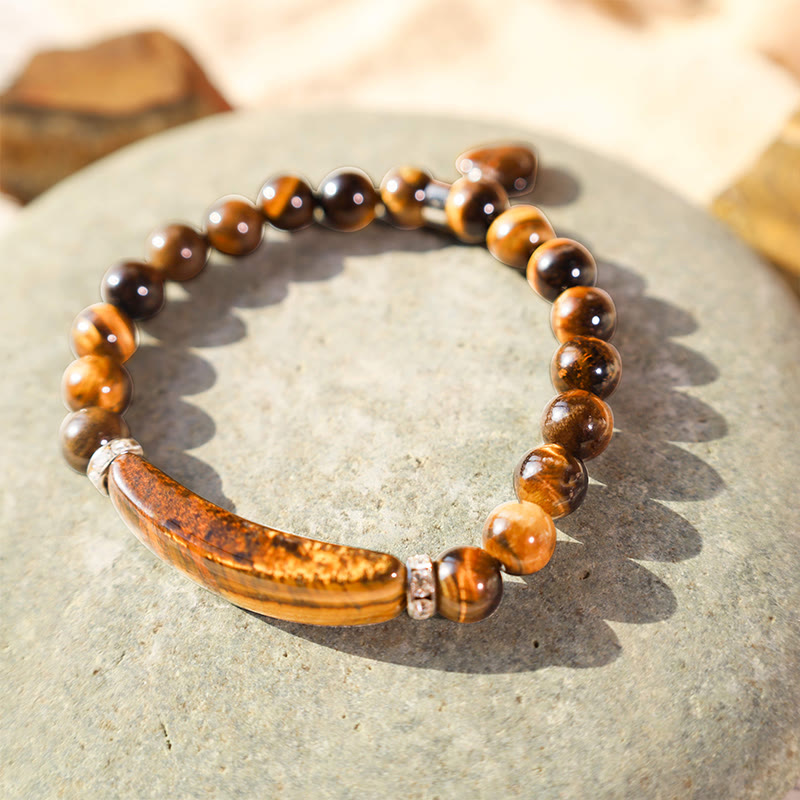 ATELIER-TIBET – Bracelet en Améthyste Naturelle Forme Cœur 8 mm, Perles Artisanales