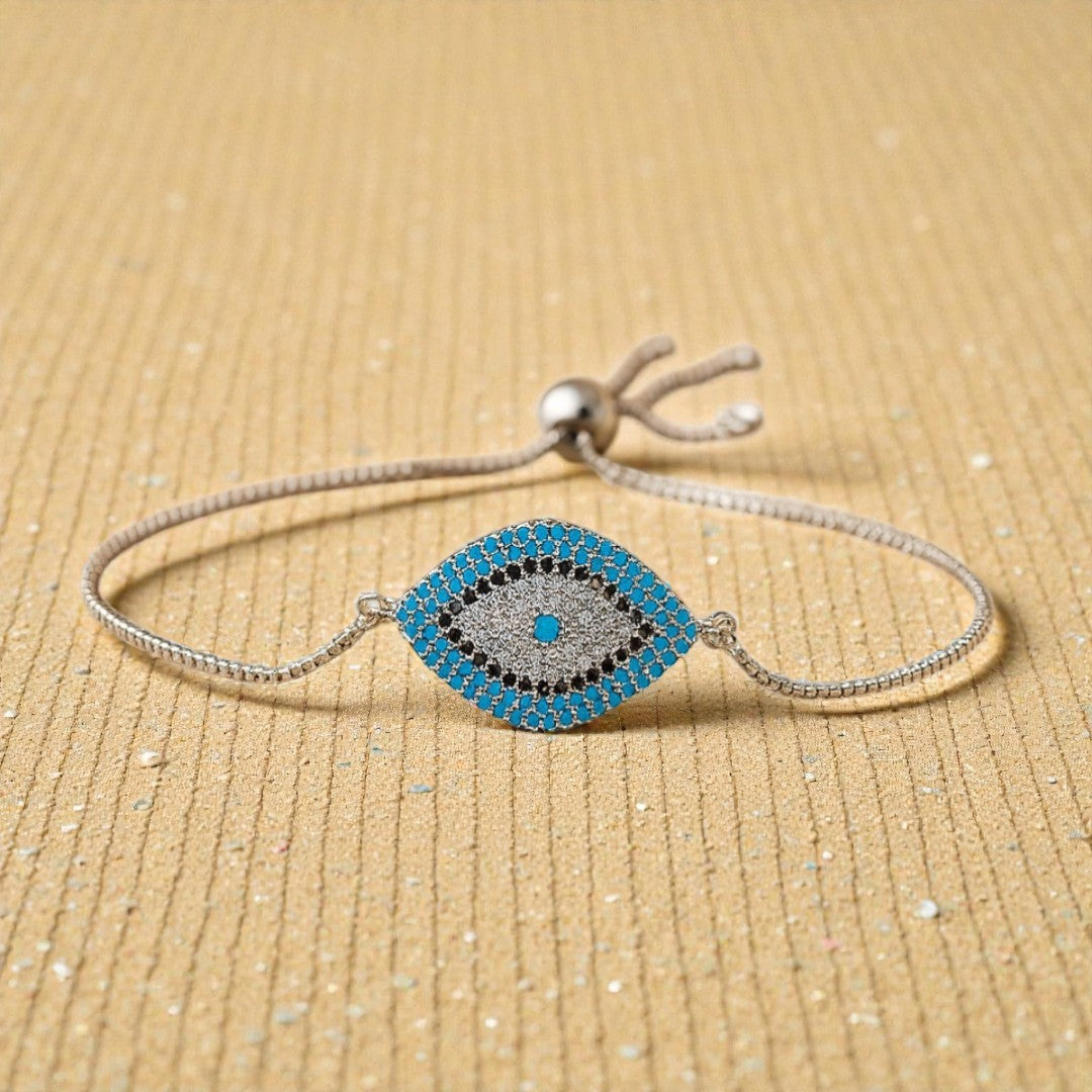 ATELIER-TIBET – Bracelet Oeil Bleu - Protection du Mauvais Œil