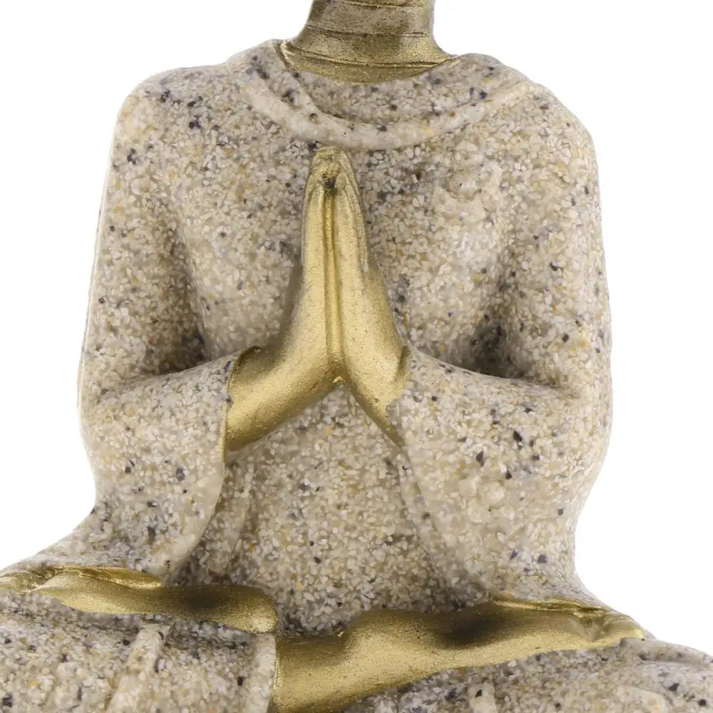 ATELIER-TIBET Statue Japonaise en Grès | Sculpture Zen Décorative Artisanale Intérieur