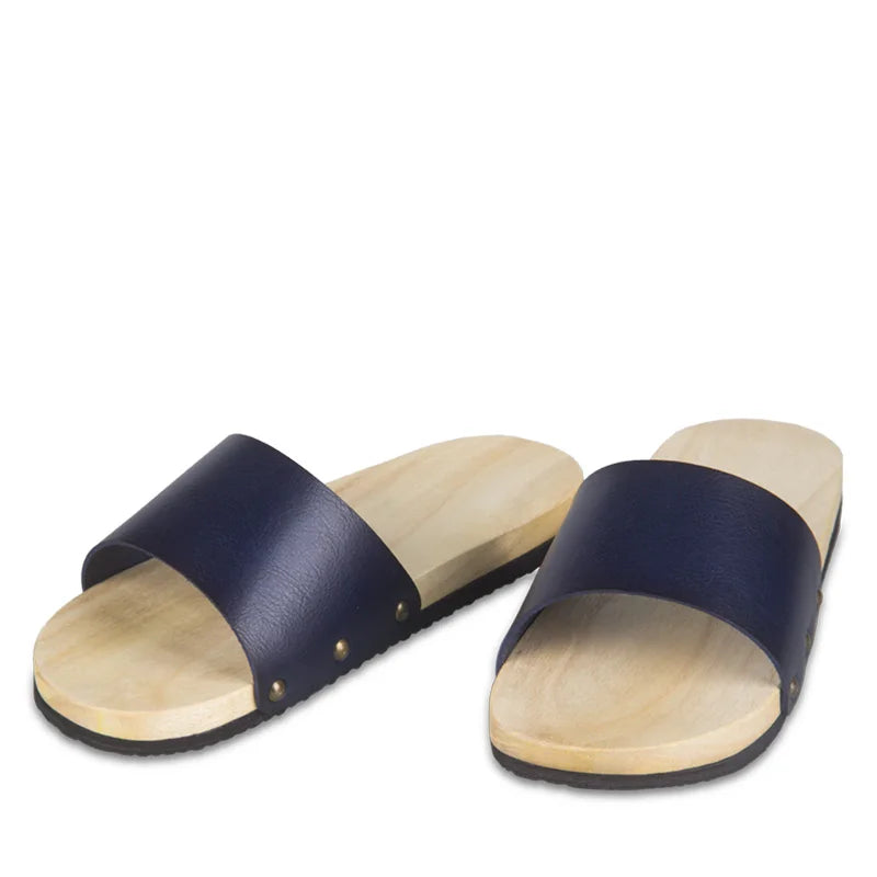 ATELIER-TIBET – Sabot Geta Moderne en Bois & Cuir PU
