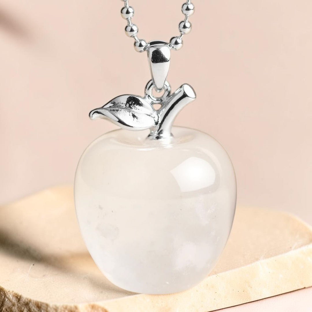 ATELIER-TIBET – Pendentif Pomme en Pierre Naturelle