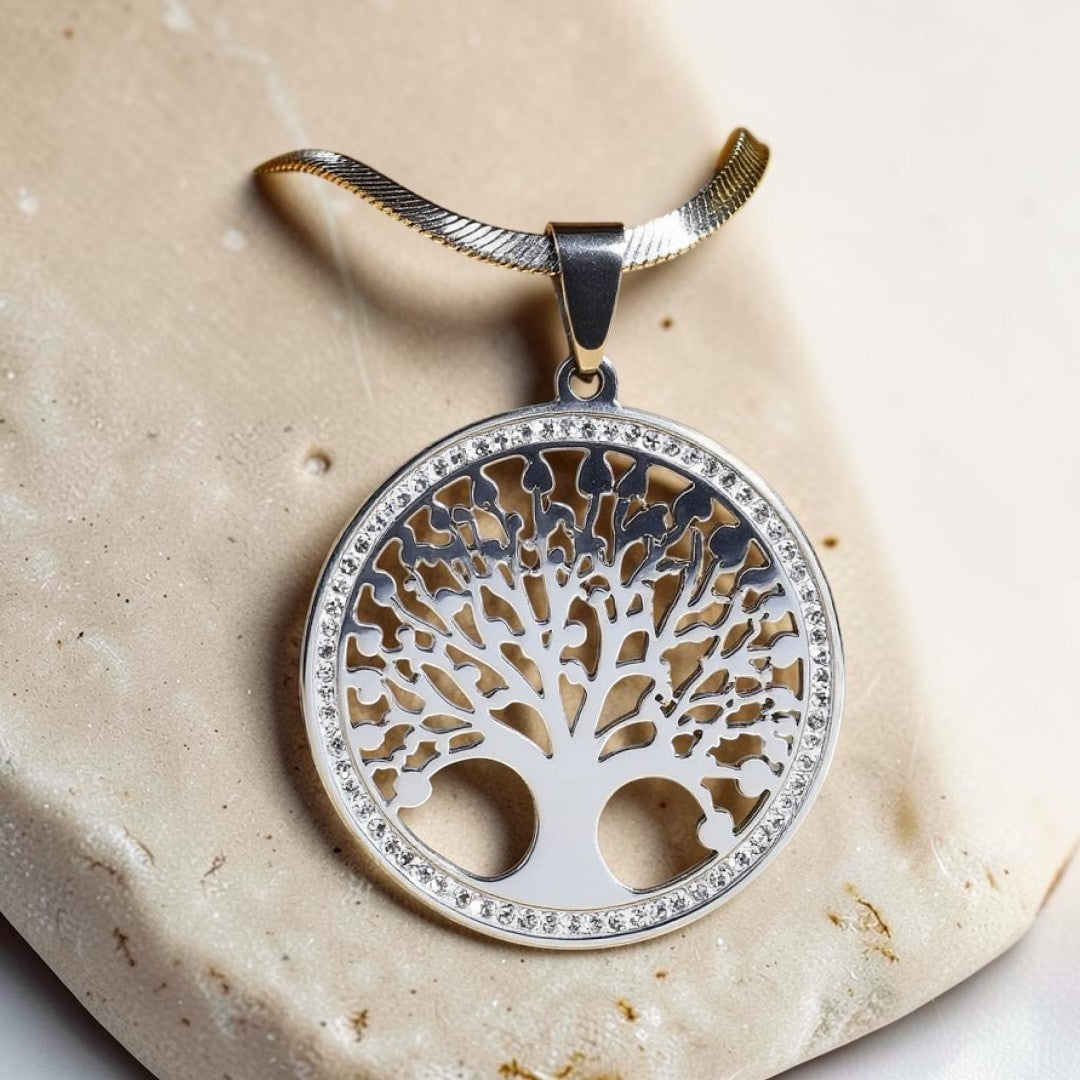 ATELIER-TIBET – Pendentif Arbre de Vie Scintillant