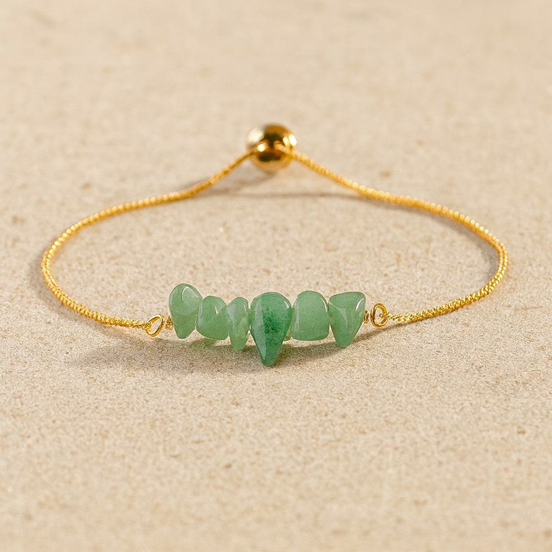 ATELIER-TIBET – Bracelet Fin en Pierres Irrégulières Naturelles
