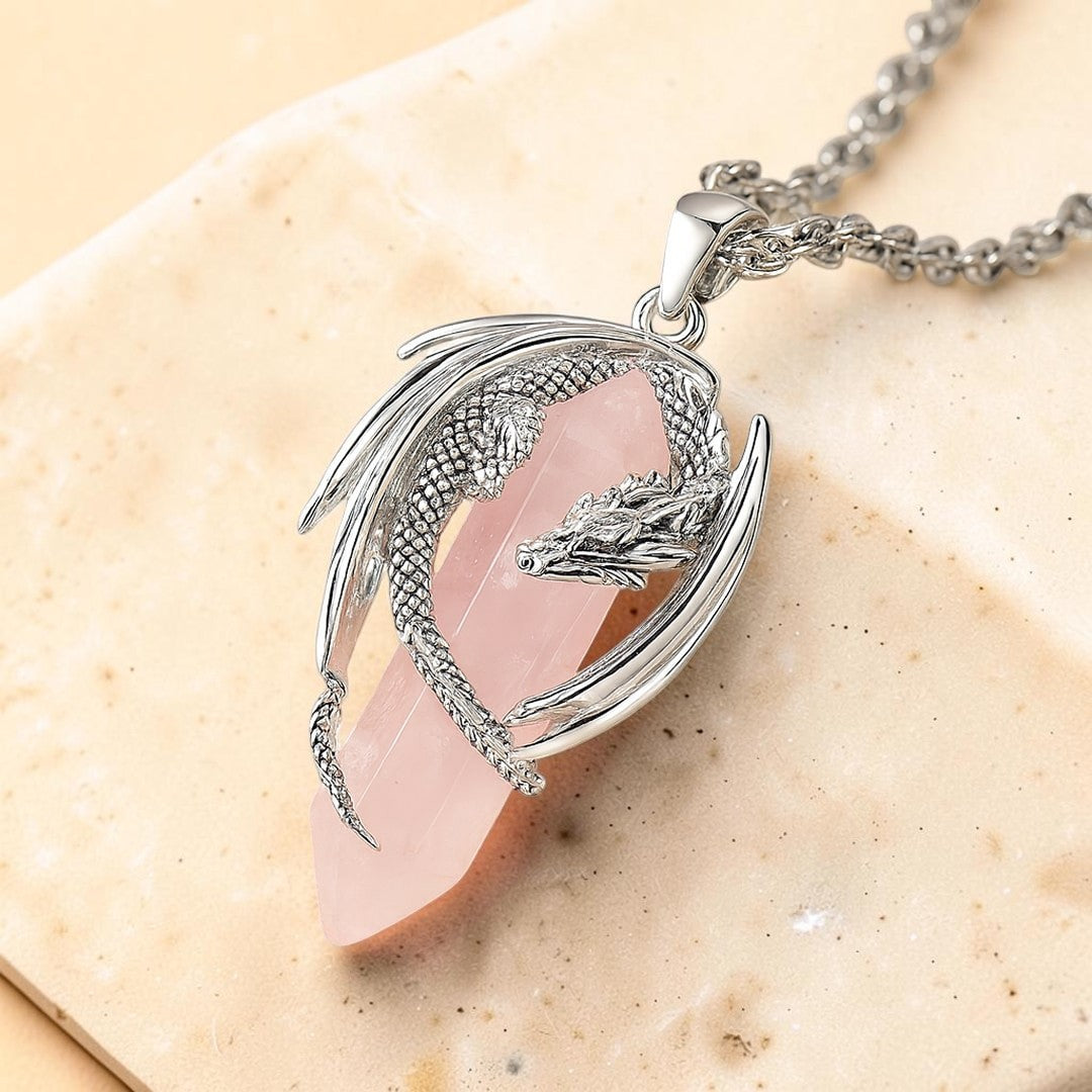 ATELIER-TIBET – Pendentif Dragon en Pierre Naturelle