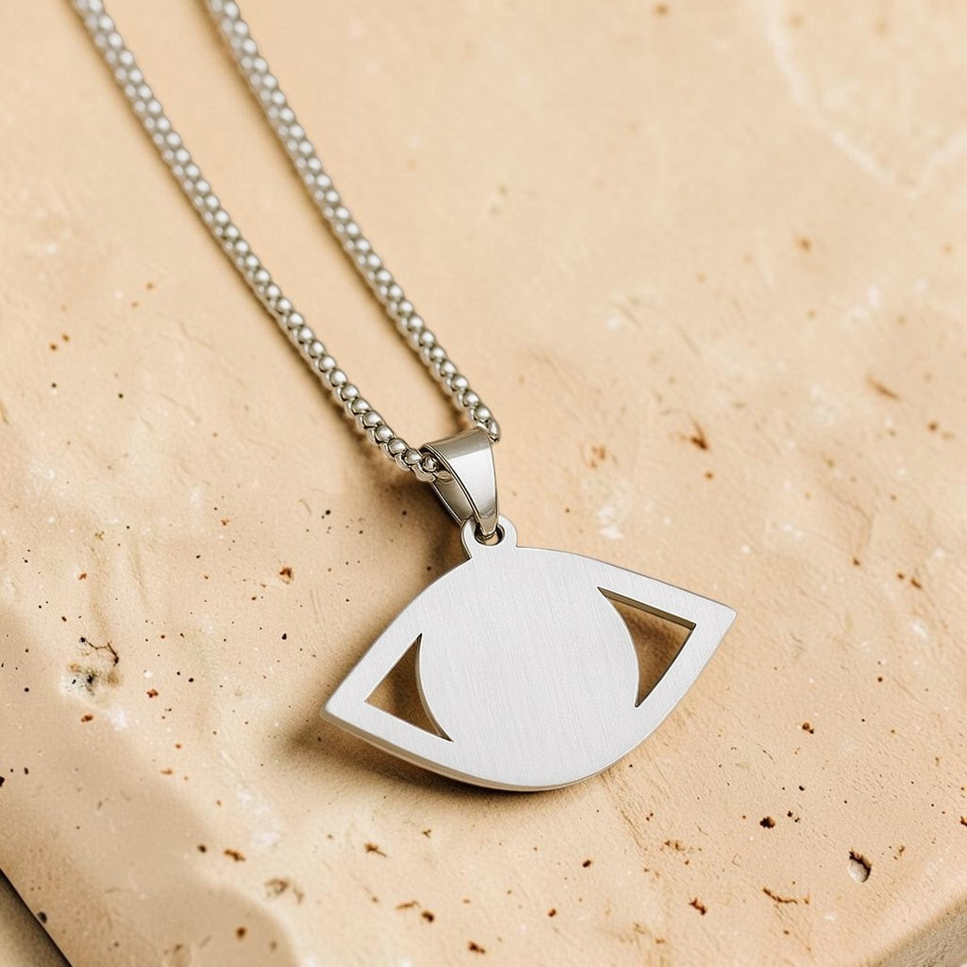 ATELIER-TIBET – Pendentif Oeil Bleu - Protection du Mauvais Oeil
