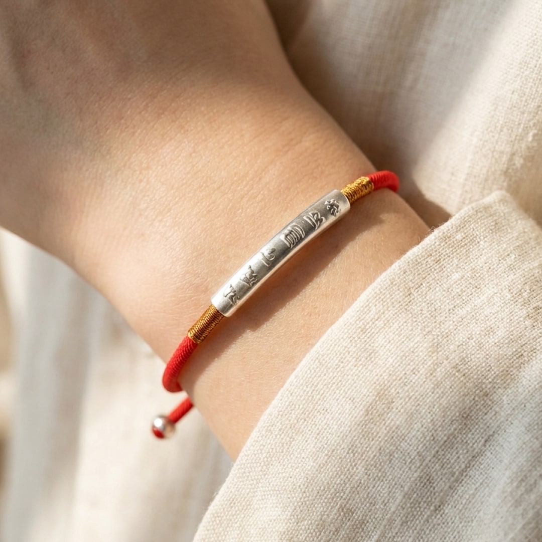 ATELIER-TIBET – Bracelet Sacré Bouddhiste - Mantra Porte-Bonheur