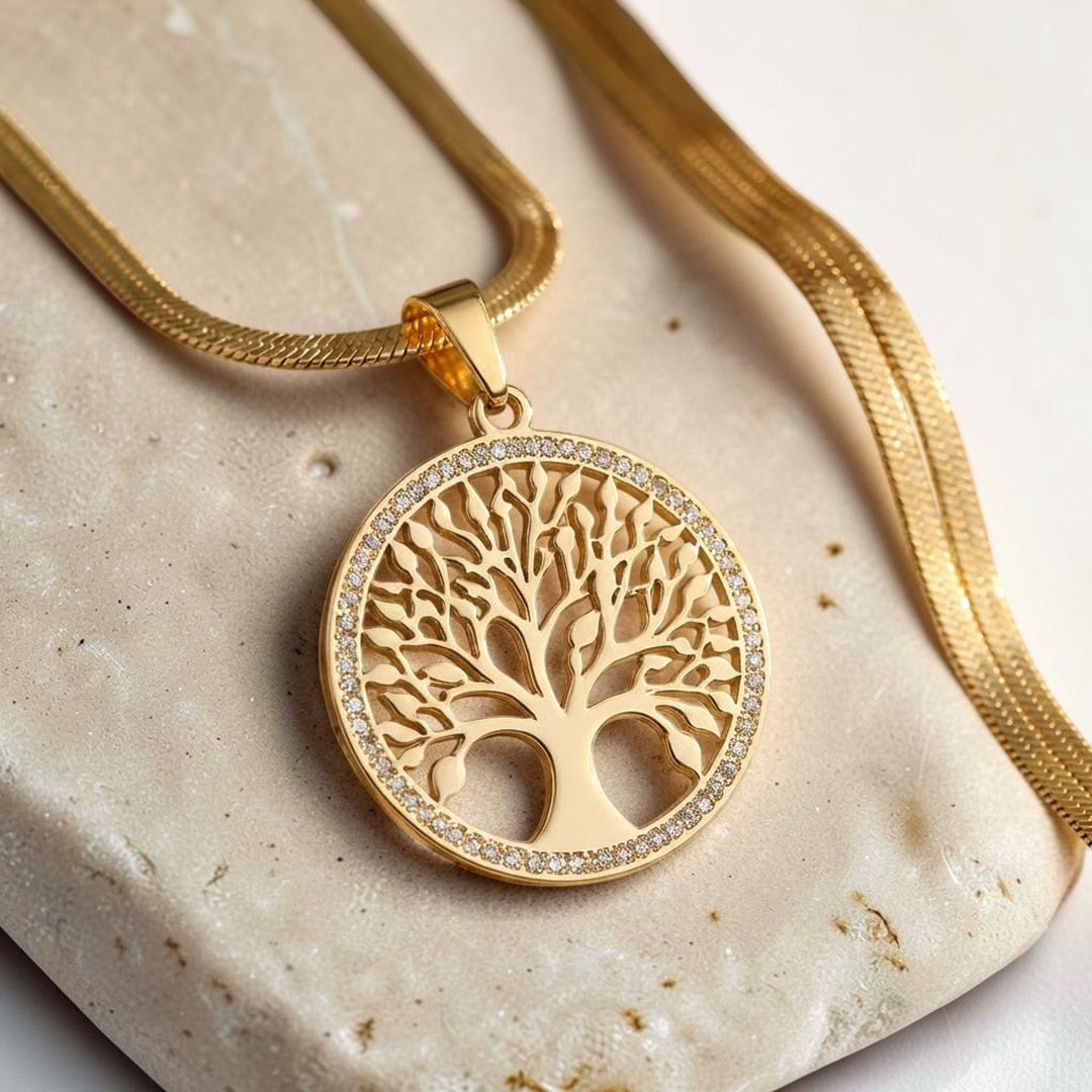 ATELIER-TIBET – Pendentif Arbre de Vie Scintillant