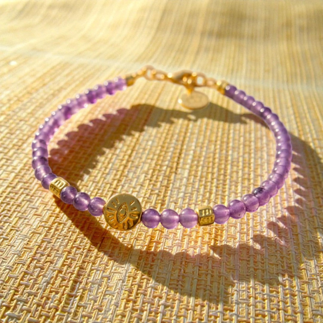ATELIER-TIBET – Bracelet Lien Protecteur en Pierres Naturelles