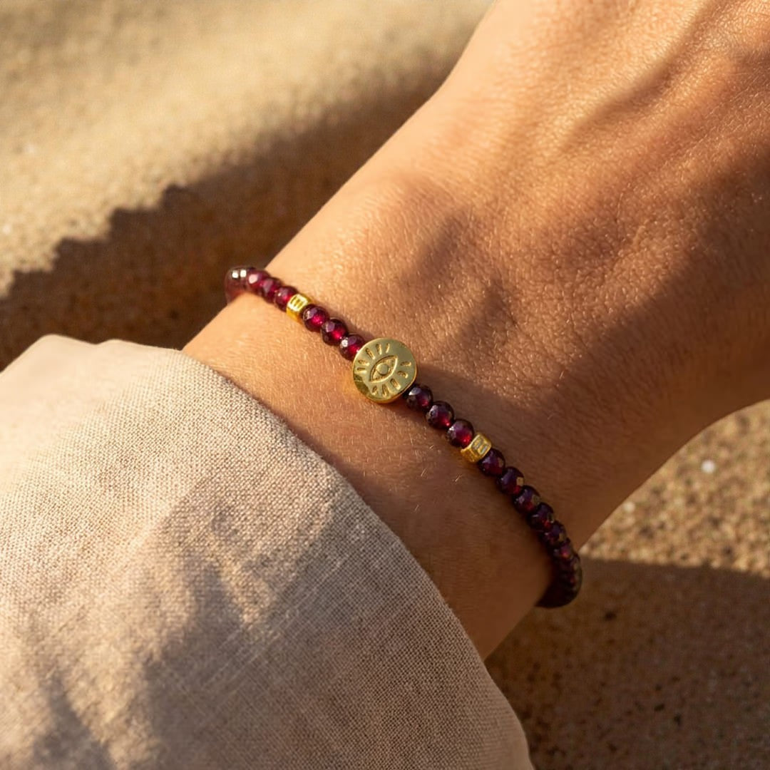 ATELIER-TIBET – Bracelet Lien Protecteur en Pierres Naturelles
