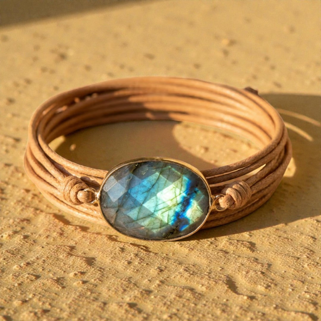 ATELIER-TIBET – Bracelet Libération en Labradorite