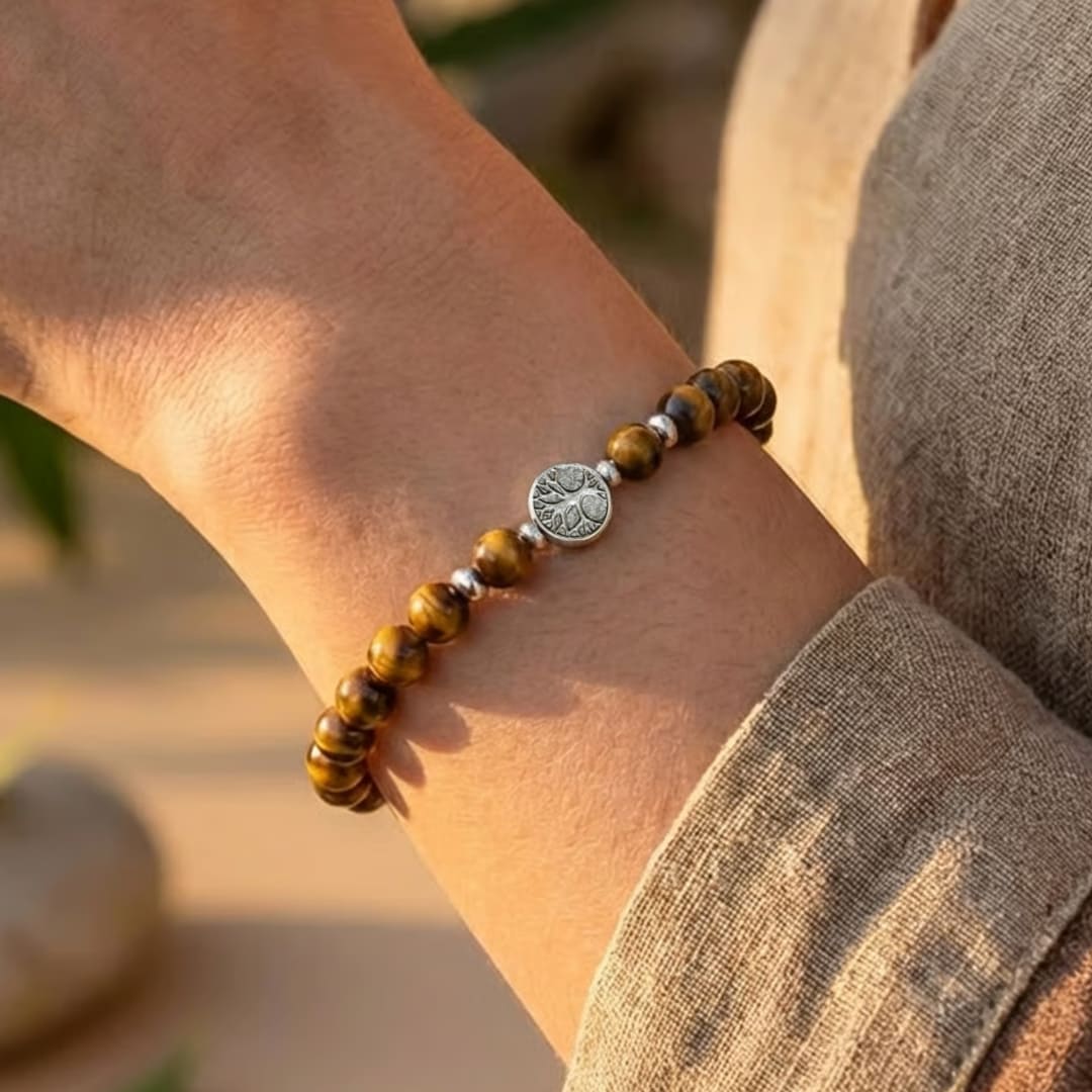 ATELIER-TIBET – Bracelet Confiance & Sécurité en Oeil de Tigre