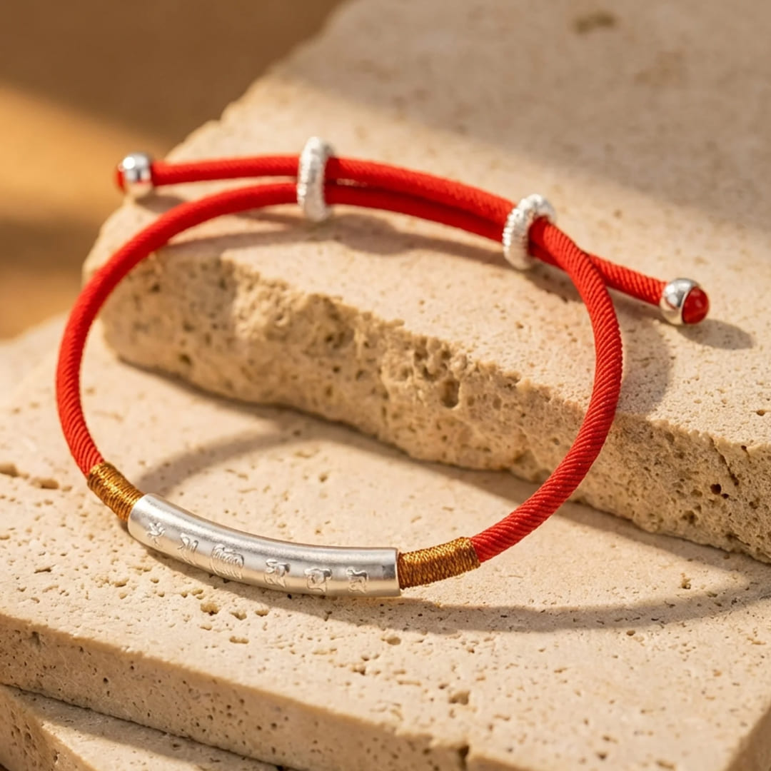 ATELIER-TIBET – Bracelet Sacré Bouddhiste - Mantra Porte-Bonheur