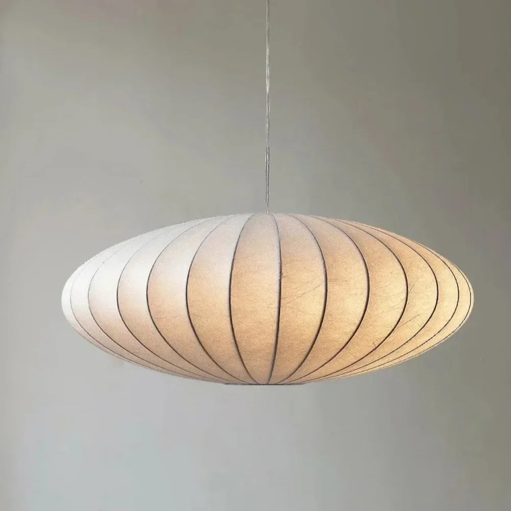 ATELIER-TIBET – Suspension Japonaise en Soie Ovale
