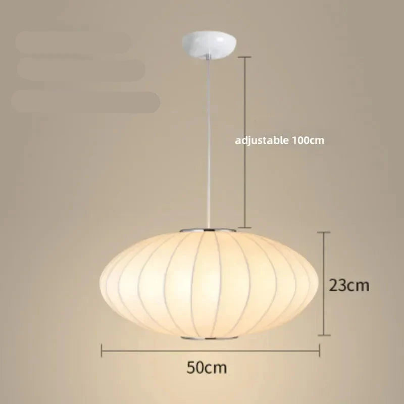 ATELIER-TIBET – Suspension Japonaise en Soie Ovale