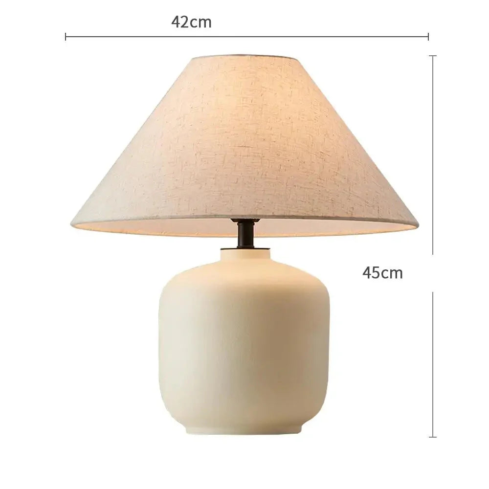 ATELIER-TIBET – Lampe Japonaise en Céramique Épurée