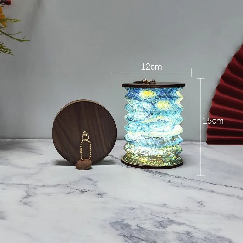 ATELIER-TIBET – Lampe Lanterne Japonaise Pliable
