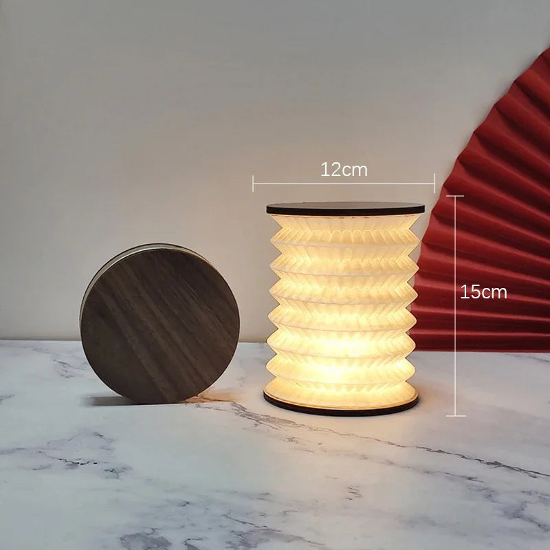 ATELIER-TIBET – Lampe Lanterne Japonaise Pliable