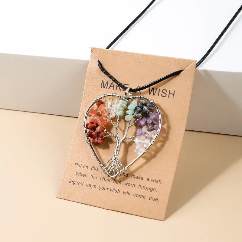 ATELIER-TIBET – Collier Arbre de Vie en Pierres Naturelles