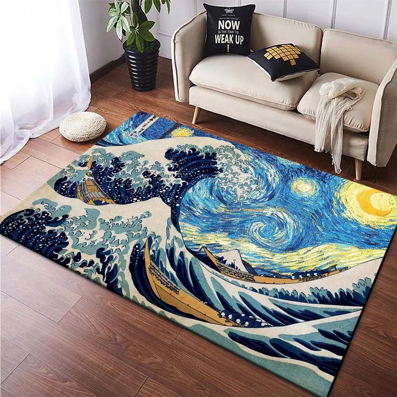 ATELIER-TIBET – Tapis de Salon Style Japonais Épuré