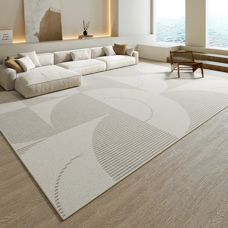 ATELIER-TIBET – Tapis Japonais Rayé en Relief Épaissi