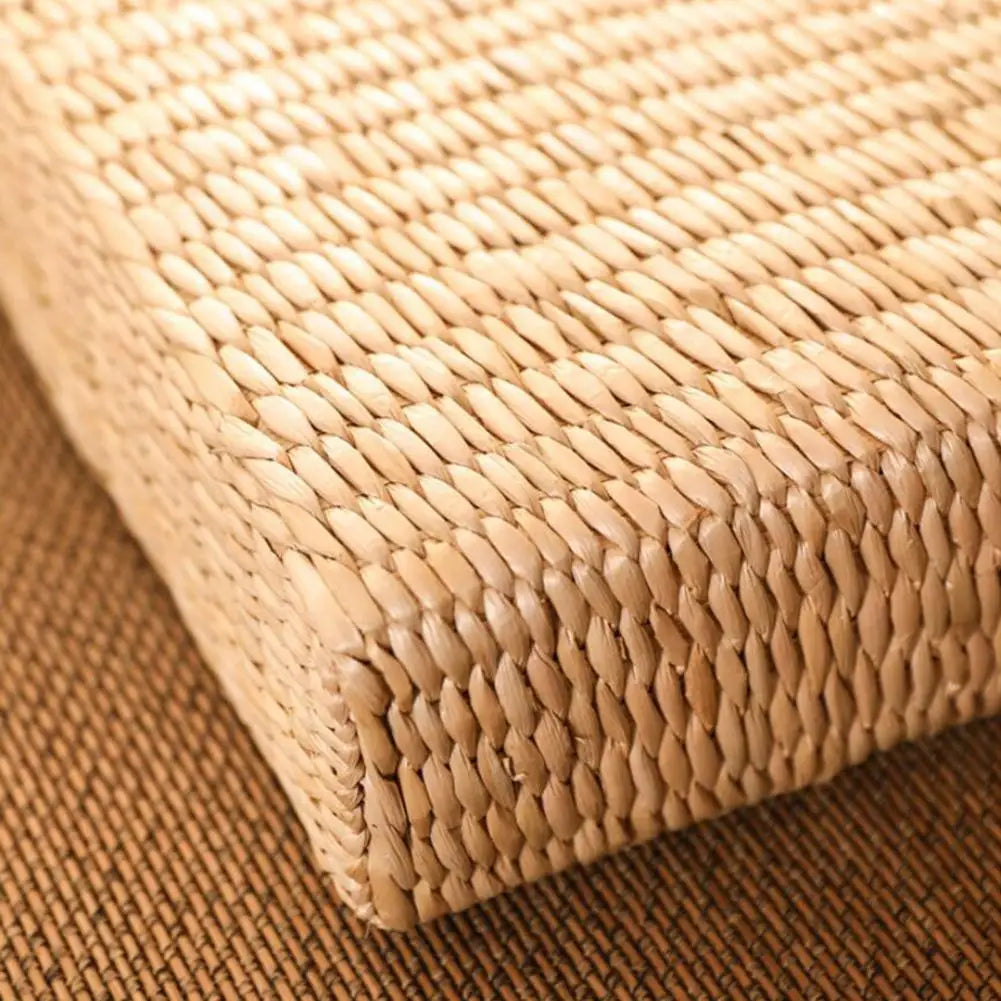 ATELIER-TIBET — Coussin Japonais Tatami 40 × 40 cm | Assise Naturelle & Tradition Zen