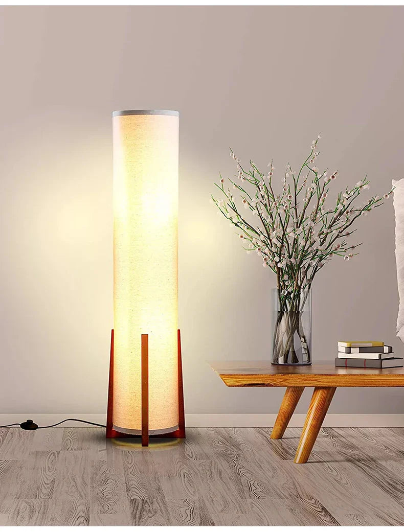 ATELIER-TIBET – Lampe de Sol Japonaise, Élégance Zen et Lumière Apaisante