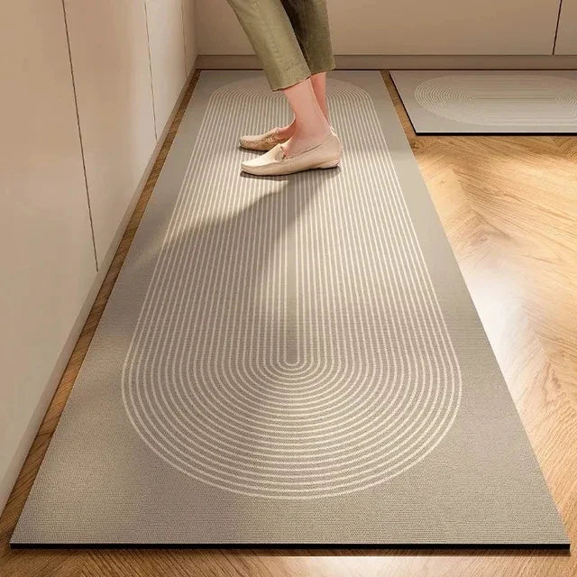 ATELIER-TIBET – Tapis de Cuisine Japonais en Diatomite | Absorption Naturelle & Confort Zen