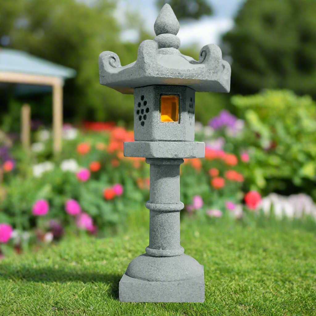 ATELIER-TIBET Petite Statue Japonaise en Pierre | Statue Zen Décorative Intérieur & Jardin