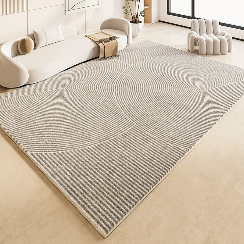 ATELIER-TIBET – Tapis Japonais Minimaliste en Peluche Douce