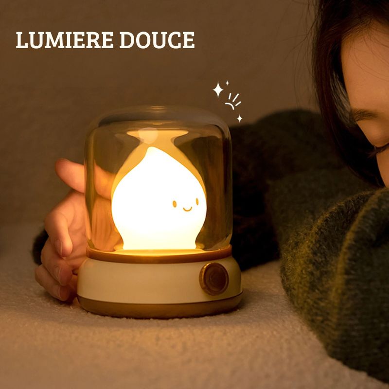 ATELIER-TIBET Veilleuse Flamme Apaisante – Lumière Douce & Ambiance Relaxante