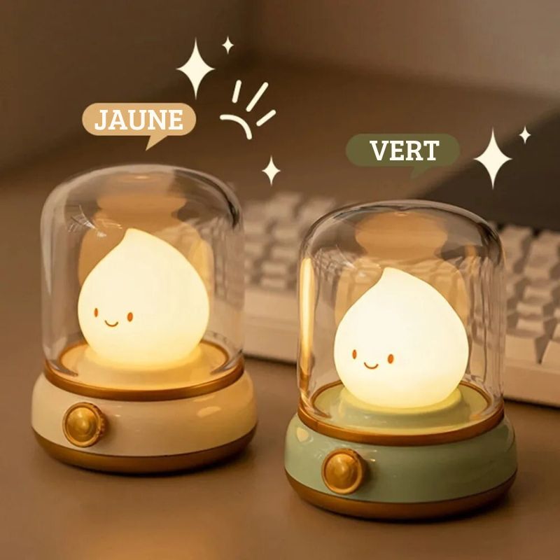 ATELIER-TIBET Veilleuse Flamme Apaisante – Lumière Douce & Ambiance Relaxante