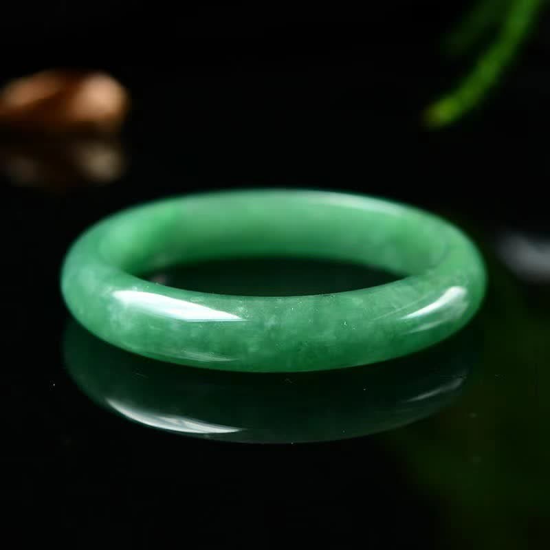 ATELIER-TIBET – Bracelet Jonc en Jadéite Naturelle | Harmonie & Élégance Intemporelle