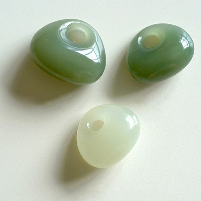 ATELIER-TIBET – Collier Pendentif en Jade Naturel