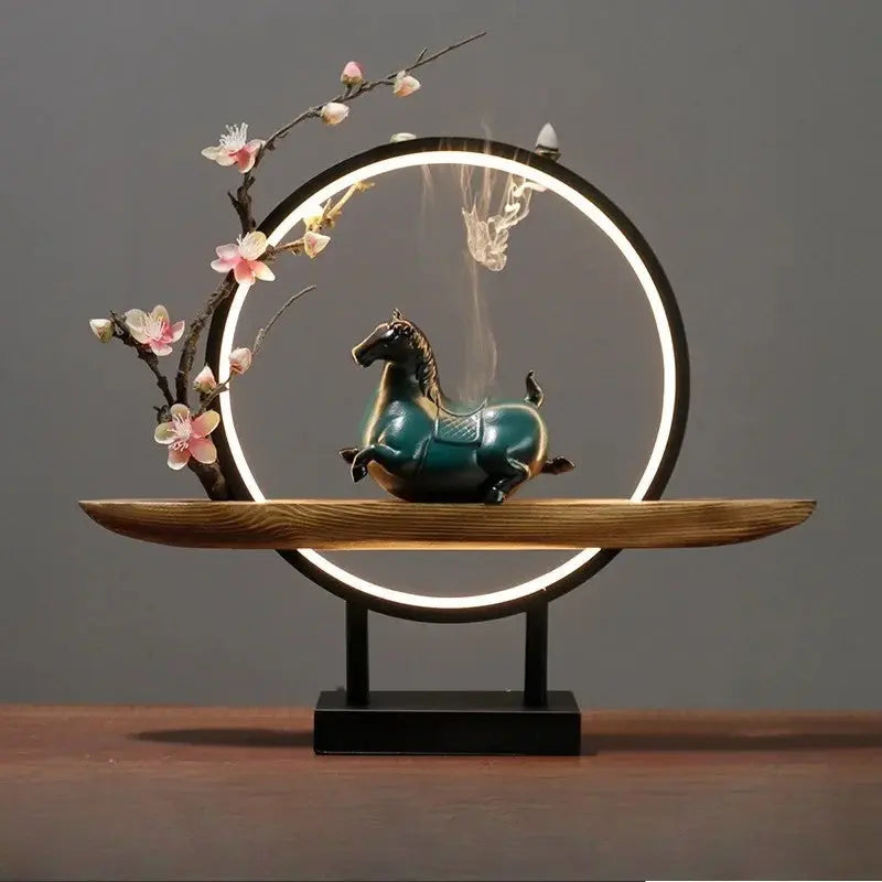 ATELIER-TIBET – Souffle Sakura · Porte-Encens LED Fleur de Cerisier