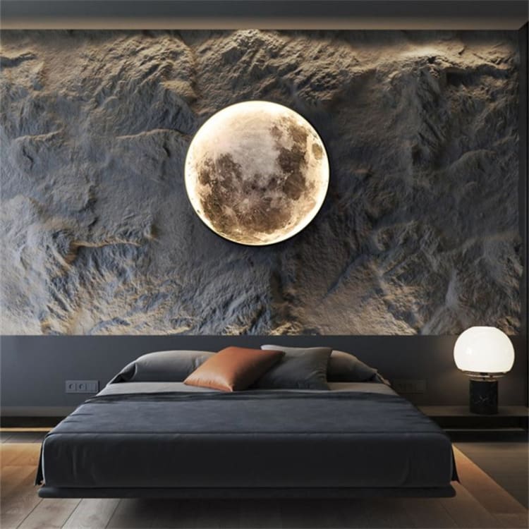 ATELIER-TIBET Applique Murale Lunaire – Lumière Douce & Ambiance Éthérée