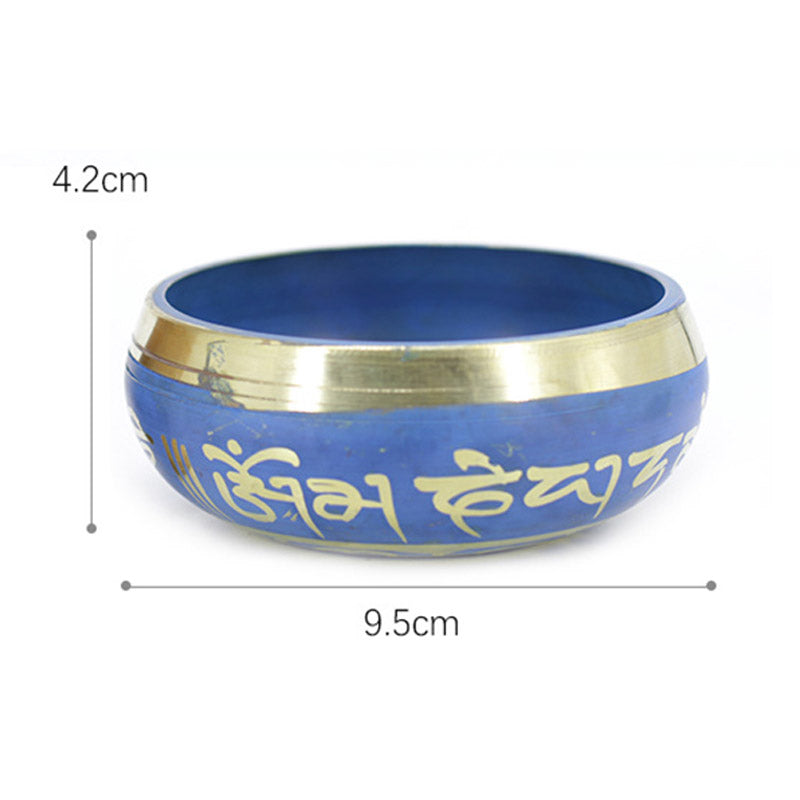 ATELIER-TIBET – Bol Chantant Tibétain en Cuivre pour Méditation et Relaxation | 9,5 cm